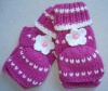 knitted half gloves