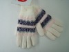 Kids jacquard knit gloves