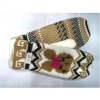 Acrylic Fashion Knitted Ladies Winter Glove