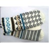 Acrylic winter warm knit glove