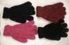 2011 The Newest Acrylic Monochromatic snow Neil gloves