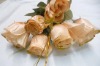 Wholesale Artificial flower/artificial plant--artificial Valentine's silk rose--white/pink/gloden