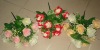 Wholesale Artificial silk flower rose bouquet