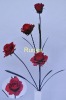 Wholesale 4 head rose RYJJ-063 artificial silk flower