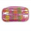 Wholesale Pretty color PVC pencil box with zipper