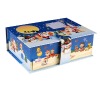 Wholesale Cartoon pencil box with 2 layers for stationary storage