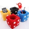 Wholesale Stuffed Pen box,Plush dice(XY201068)