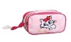 Wholesale 2011#01039Hot sale! Newest style trendy school bag pencil box lovely pencil case sunny girl bag sweet girls prink color bag