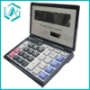 Wholesale New foldable electric and solar power black calculator