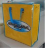 Wholesale large zipper close pp woven shopping bag