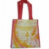 Wholesale laminated nonewoven shopping bag with slikscreen printing