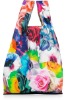 flower printing nylon folding shopping bag