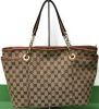 Wholesale Nylon with outside zipper pockets tote bag