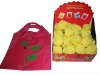 Wholesale foldable rose vest shopping bag