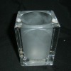 Wholesale Clear glass candle holder