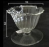 Wholesale heat-resistant glass candle holder