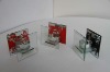 Wholesale Square Colorful Glass Candle Holder