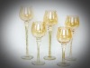 Wholesale lustre finish glass votive holder, glass candle holder