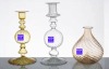 Wholesale glass candle holder