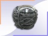 Wholesale Glass Candle Holder in Willow Basket