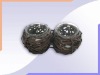 Wholesale Clear Glass Candle Holder / Willow Basket