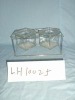 Wholesale Dual Glass Candle Cup