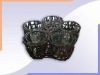 Wholesale Clear Glass Candle Holder / Willow Basket