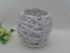 Wholesale White Willow Candle Holder