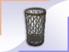 Wholesale Cylinder Glass Vase/ Willow Basket