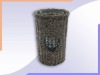 Wholesale Cylinder Glass Vase/ Willow Basket