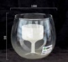 Wholesale Heat-resistant Transparent Glass Candle Holder