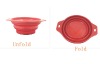 Wholesale Foldable silicone pet bowl