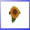 Wholesale sunflower napkin rings polyester felt
