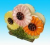 Wholesale Beautiful resin flower napkin holder