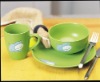 Wholesale ceramic breakfast set (porcelain breakfast set, children set, breakfast bowl cup, bread plate)