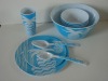 Wholesale 10-pcs melamine dinnerware set