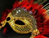 Wholesale plastic material Christmas party masks