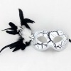 Wholesale 2011 latest fashion party mask,hot sale fashion feather mask, masquerade party mask DM0004