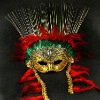Wholesale very cool design plastic material party masks