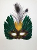 Wholesale Fancy Party Feather Mask