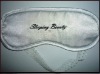 Wholesale embroidery logo 100% Silk sleeping eye mask