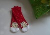 terry red christmas socks