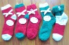Wholesale christmas microfiber home socks