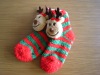Wholesale cute christmas slipper socks