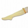 Wholesale Women's Beige pointelle Rumi Knee-high Socks with Crochet Lace on Welt