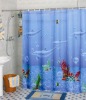 PVC shower curtain