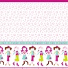 Wholesale printed polyester shower curtain for children design