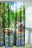 Wholesale polyester pongee shower curtain