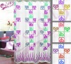 Wholesale Printed Polyester Shower Curtain Fabric Bath Textile