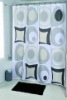 Wholesale polyester waterproof hookless bath curtain